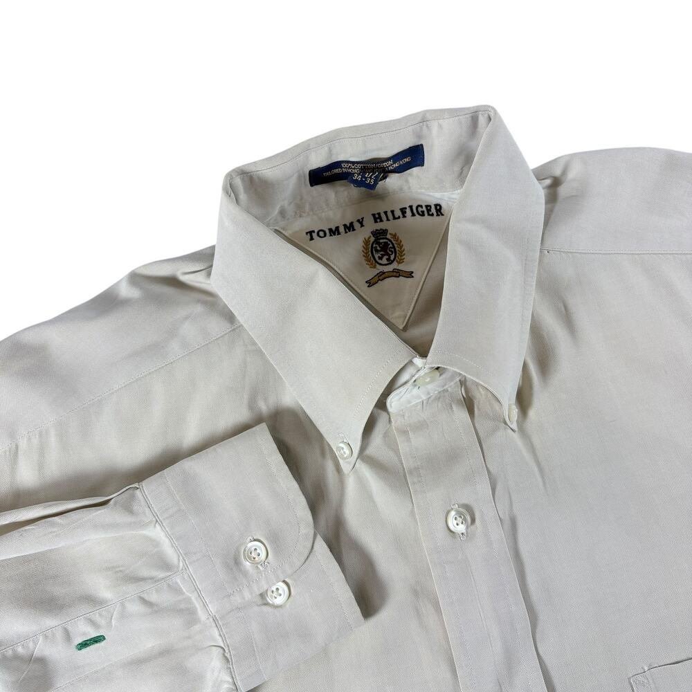 Vintage Tommy Hilfiger Long Sleeve Shirt - Men's Sz 17 1/2 (34-35)‎